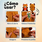 Peluche de Panda Rojo Anti Estrés